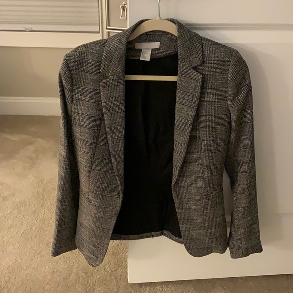 H&M Black & White Blazer